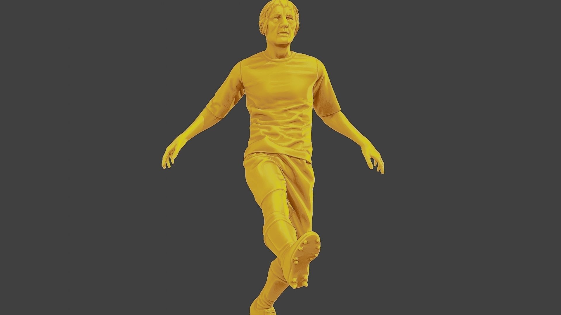 Soccer Player SP 004 3D print model_28