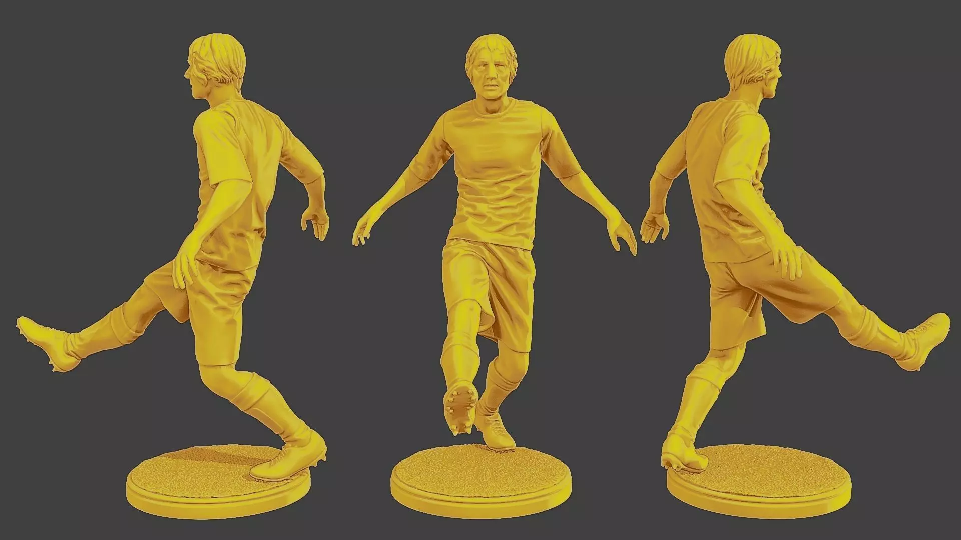 Soccer Player SP 004 3D print model_0