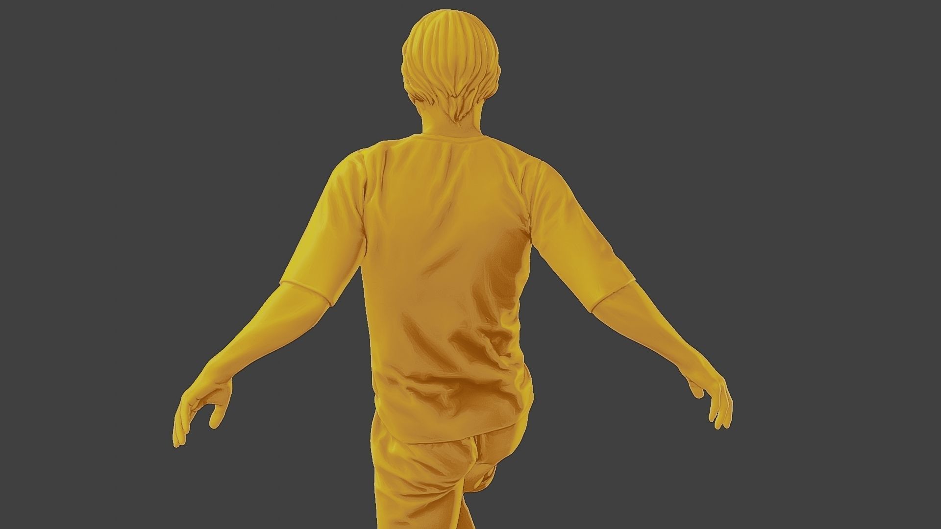 Soccer Player SP 004 3D print model_21