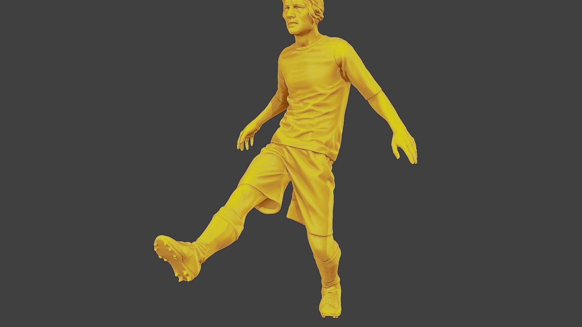 Soccer Player SP 004 3D print model_27