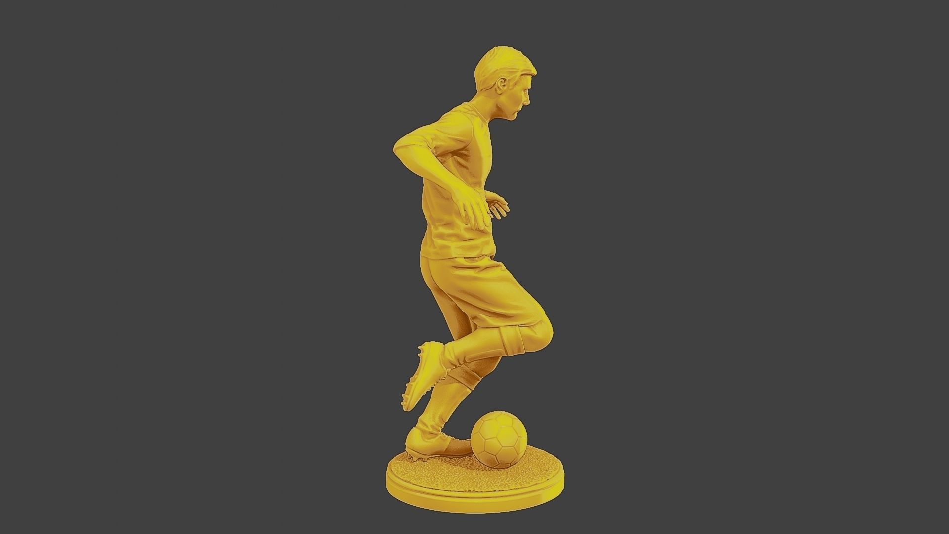 Soccer Player SP 005 3D print model_8