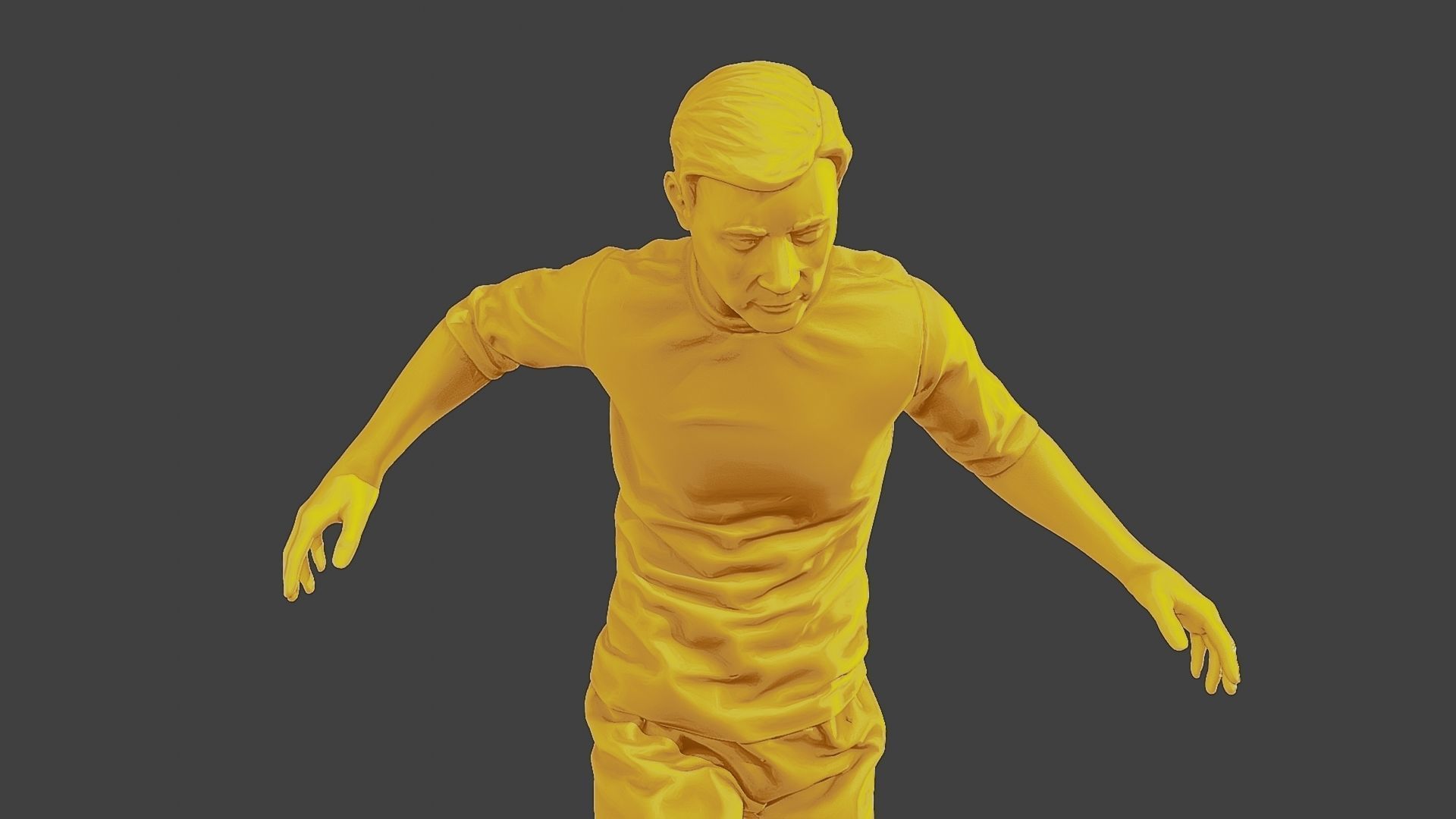 Soccer Player SP 005 3D print model_19