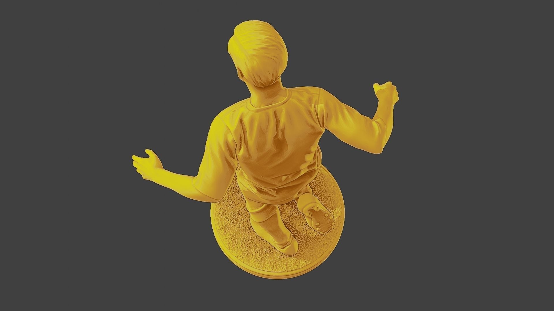 Soccer Player SP 005 3D print model_16