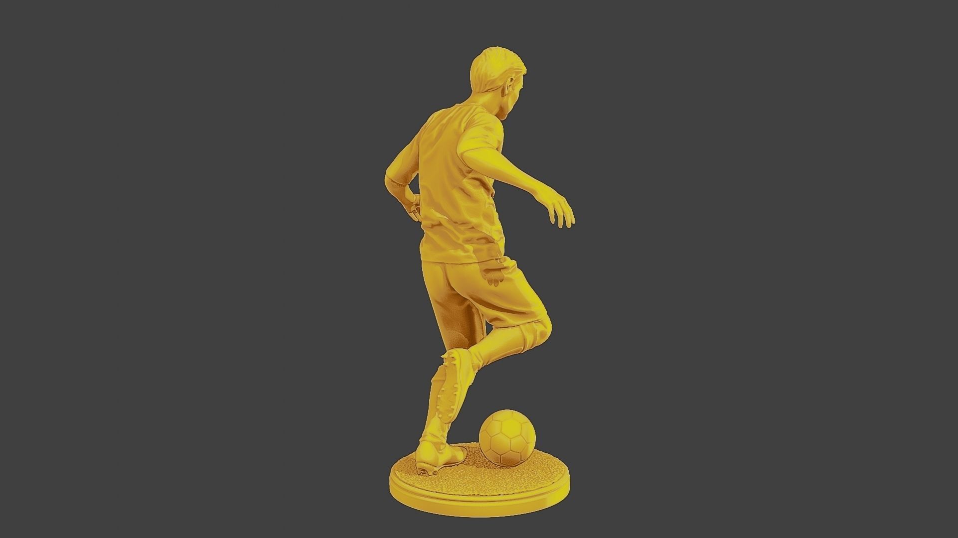 Soccer Player SP 005 3D print model_7