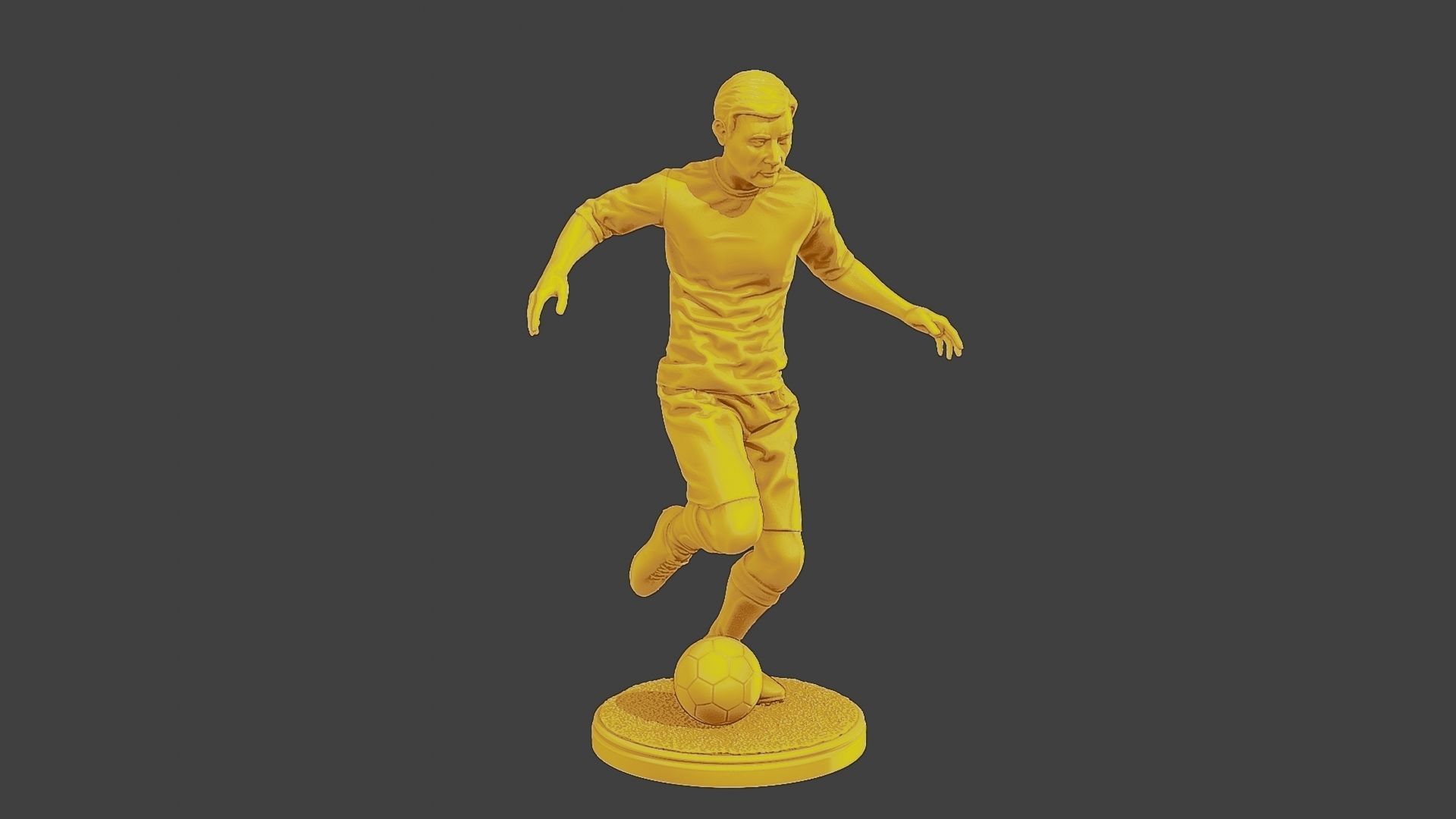Soccer Player SP 005 3D print model_10