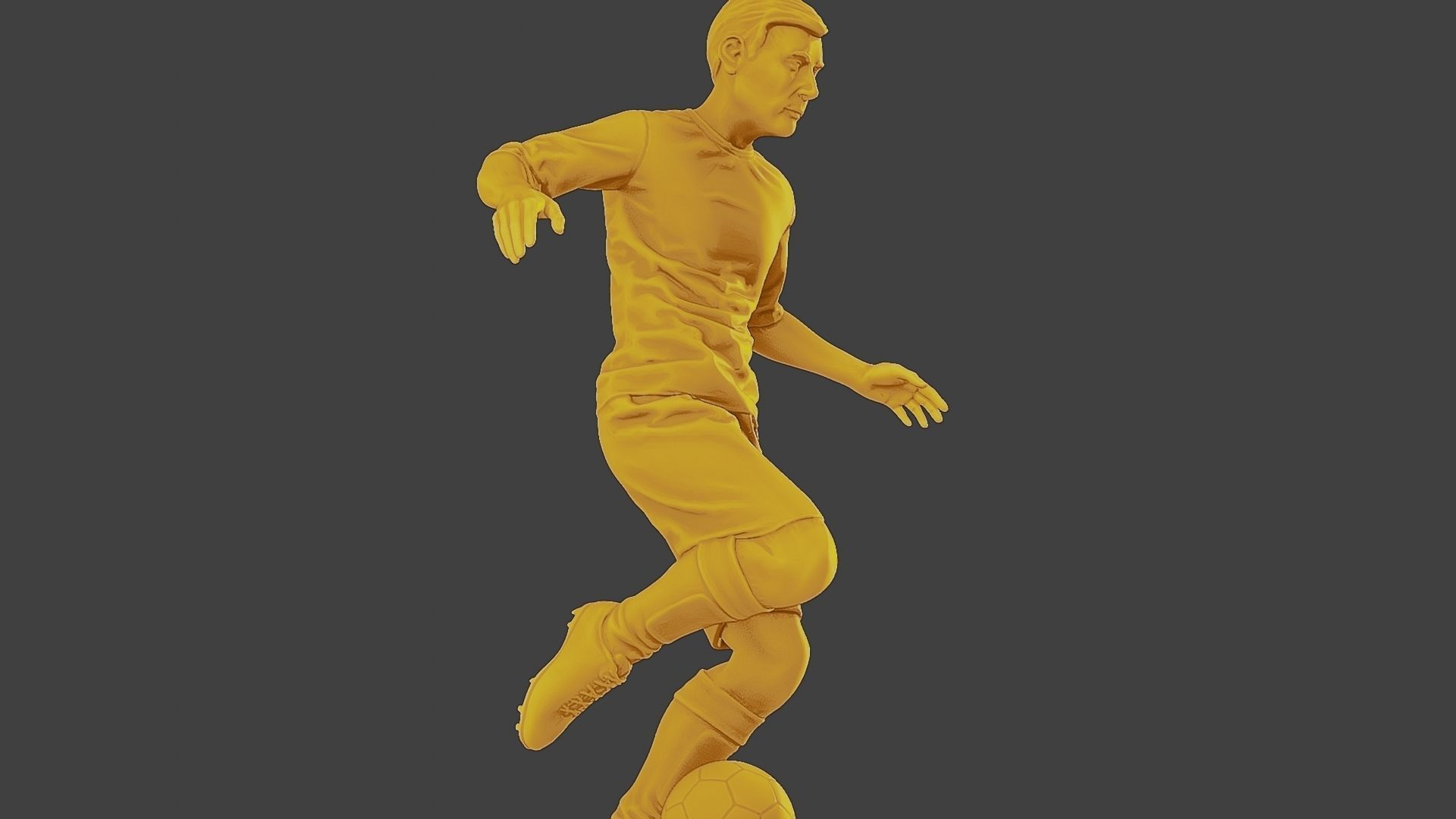 Soccer Player SP 005 3D print model_29
