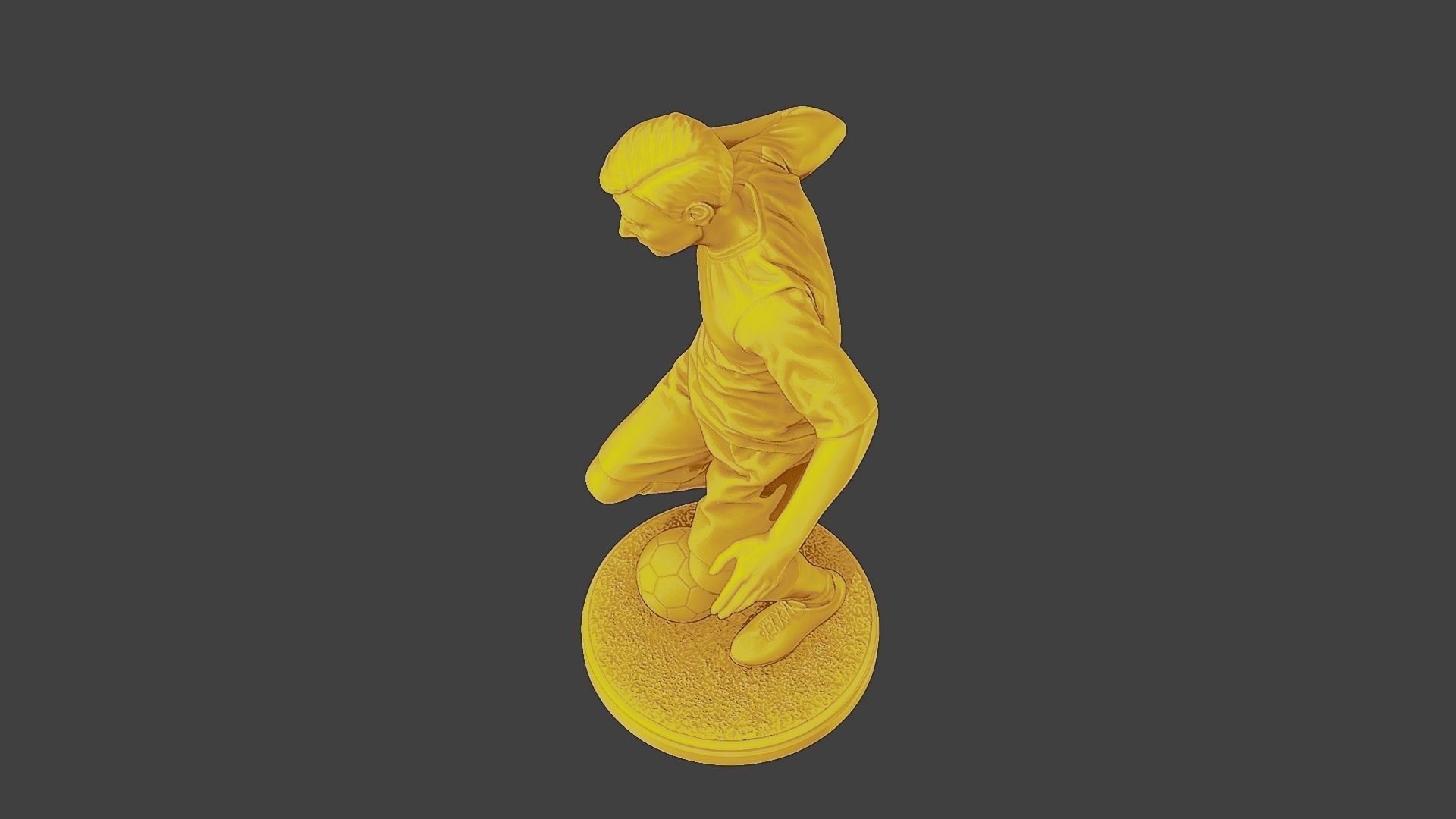 Soccer Player SP 005 3D print model_15