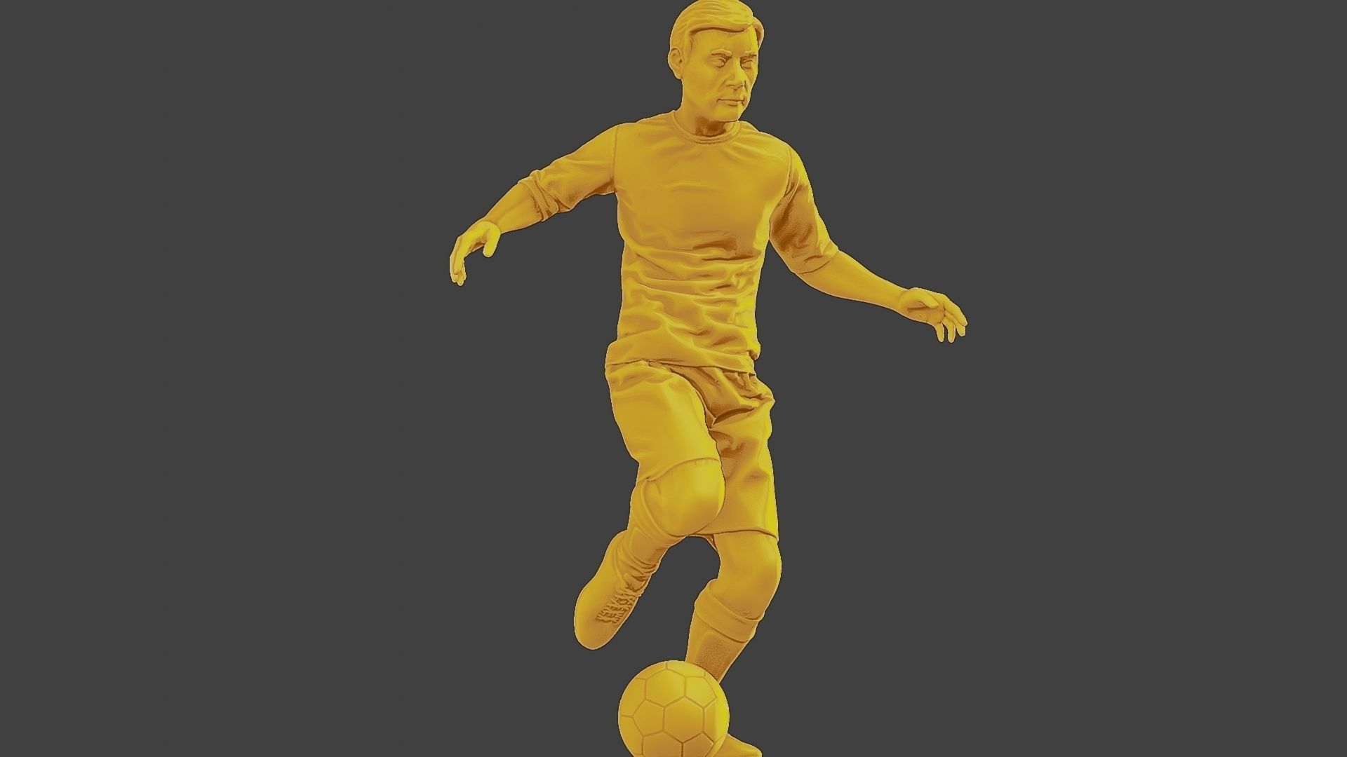 Soccer Player SP 005 3D print model_13