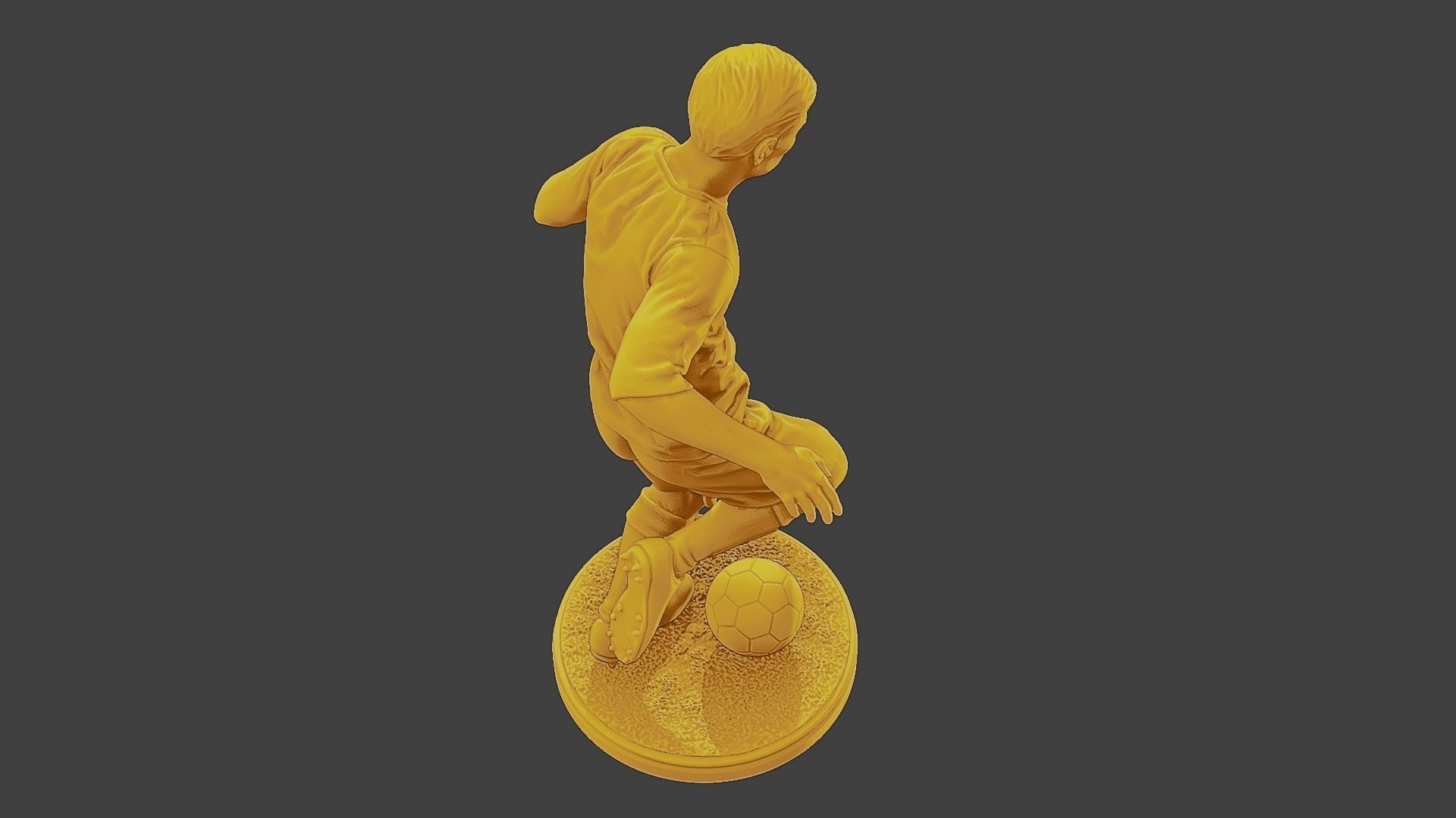 Soccer Player SP 005 3D print model_22