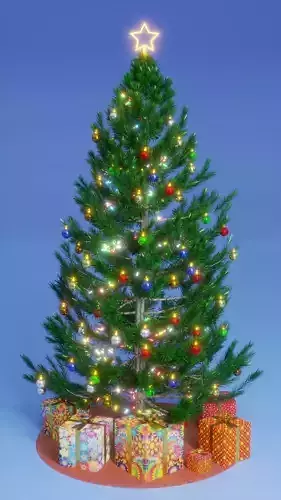Christmas Tree and Presents