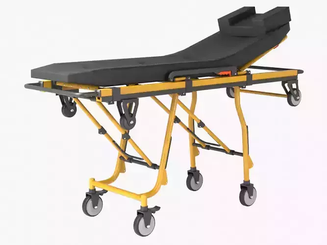 Stretcher medical 3D model