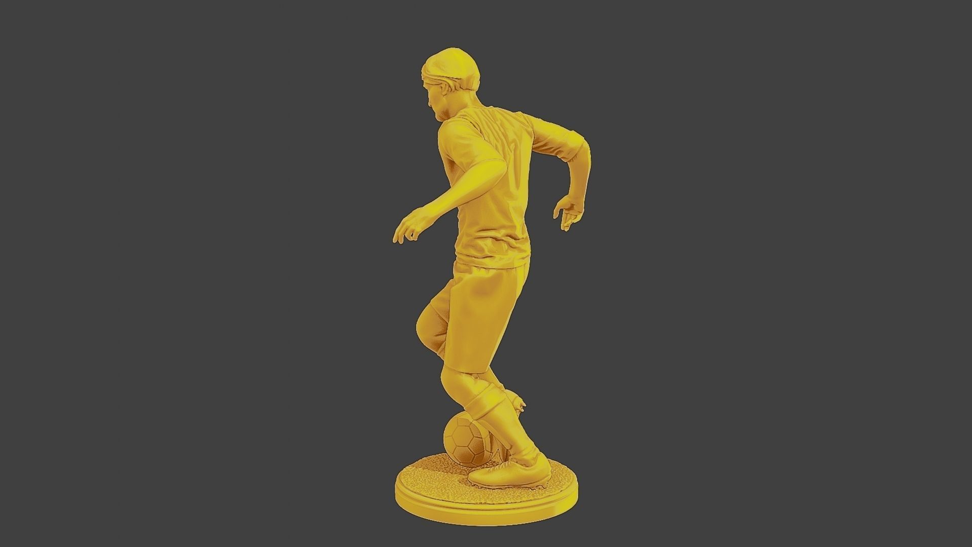 Soccer Player SP 006 3D print model_4