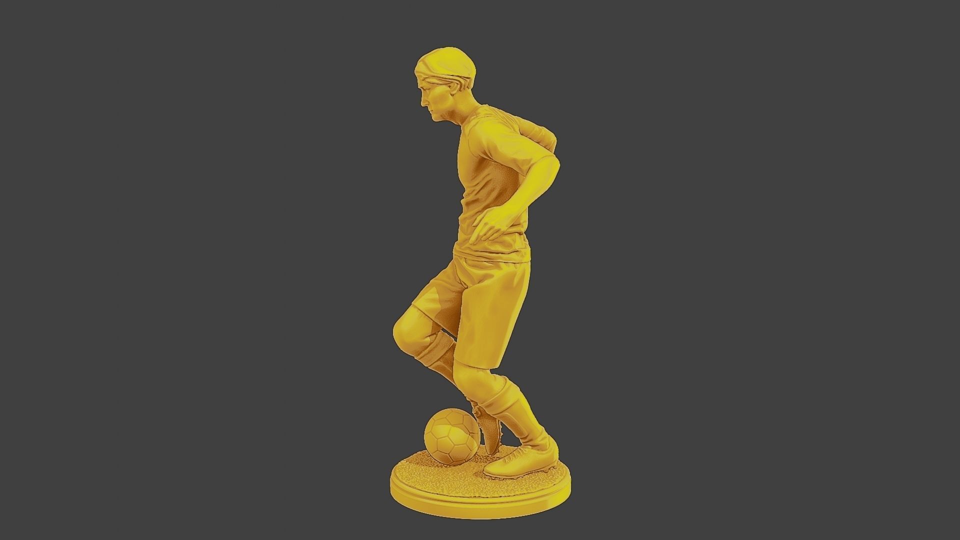 Soccer Player SP 006 3D print model_3