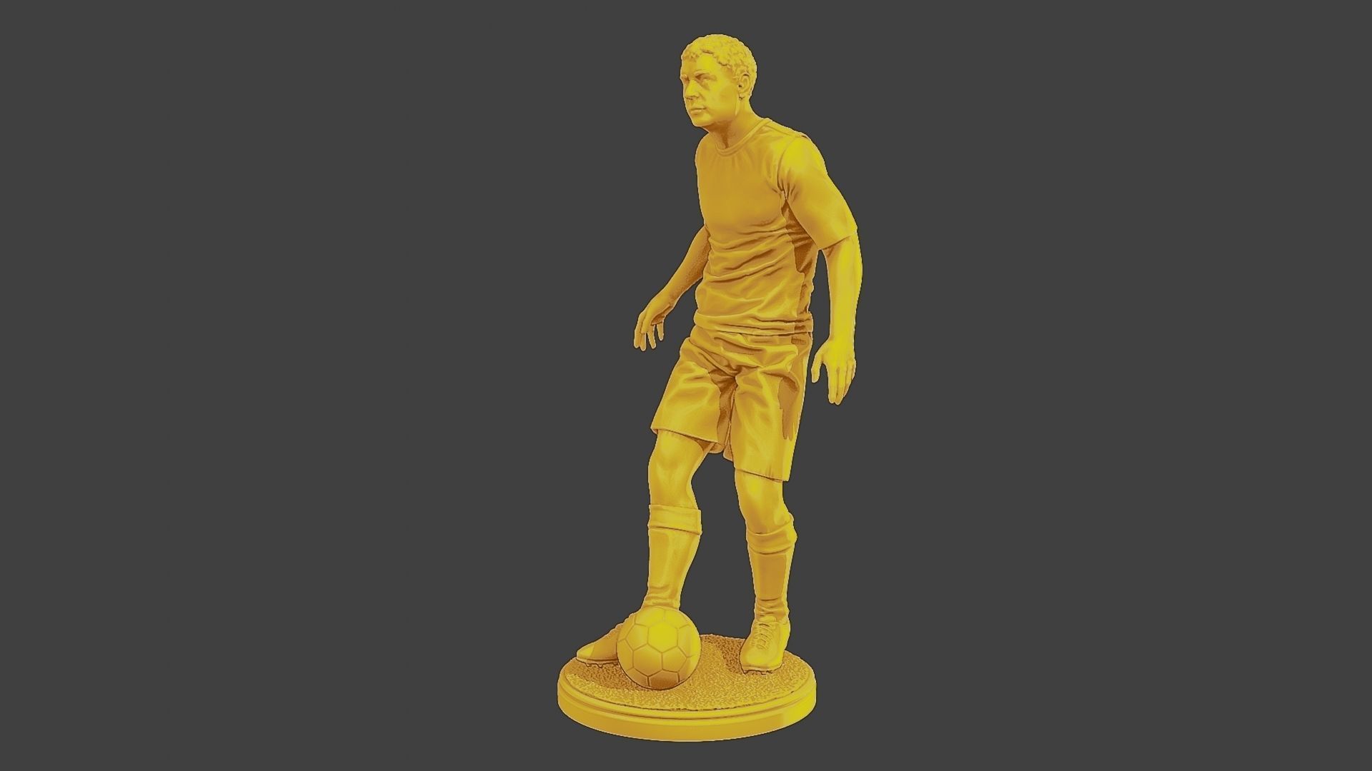 Soccer Player SP 007 3D print model_2