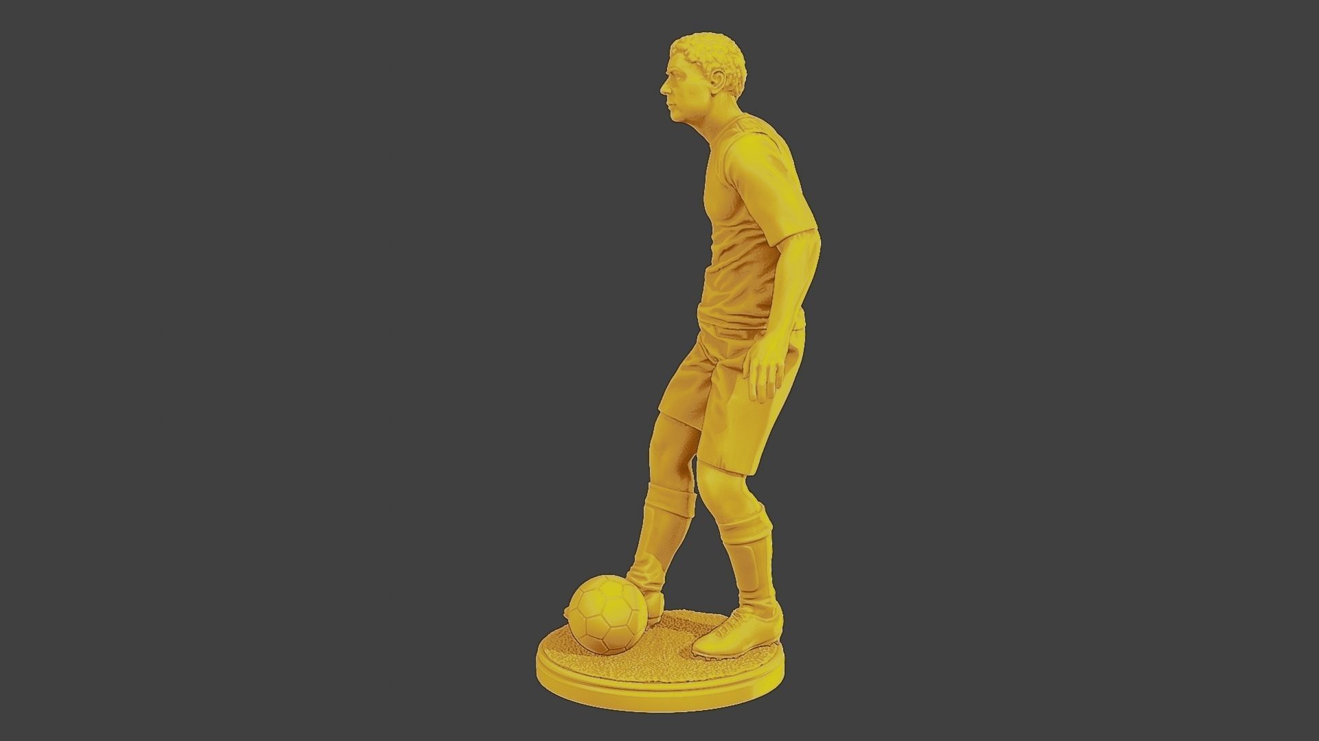 Soccer Player SP 007 3D print model_3