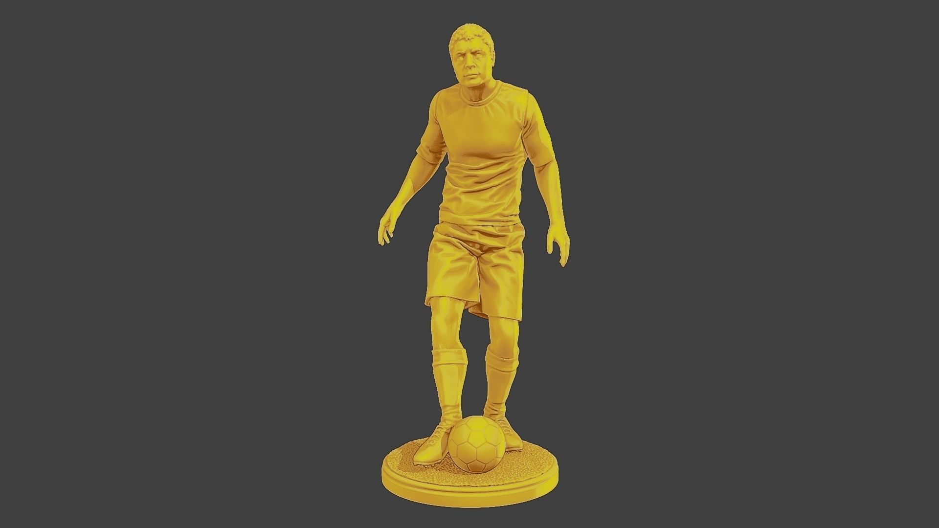 Soccer Player SP 007 3D print model_1