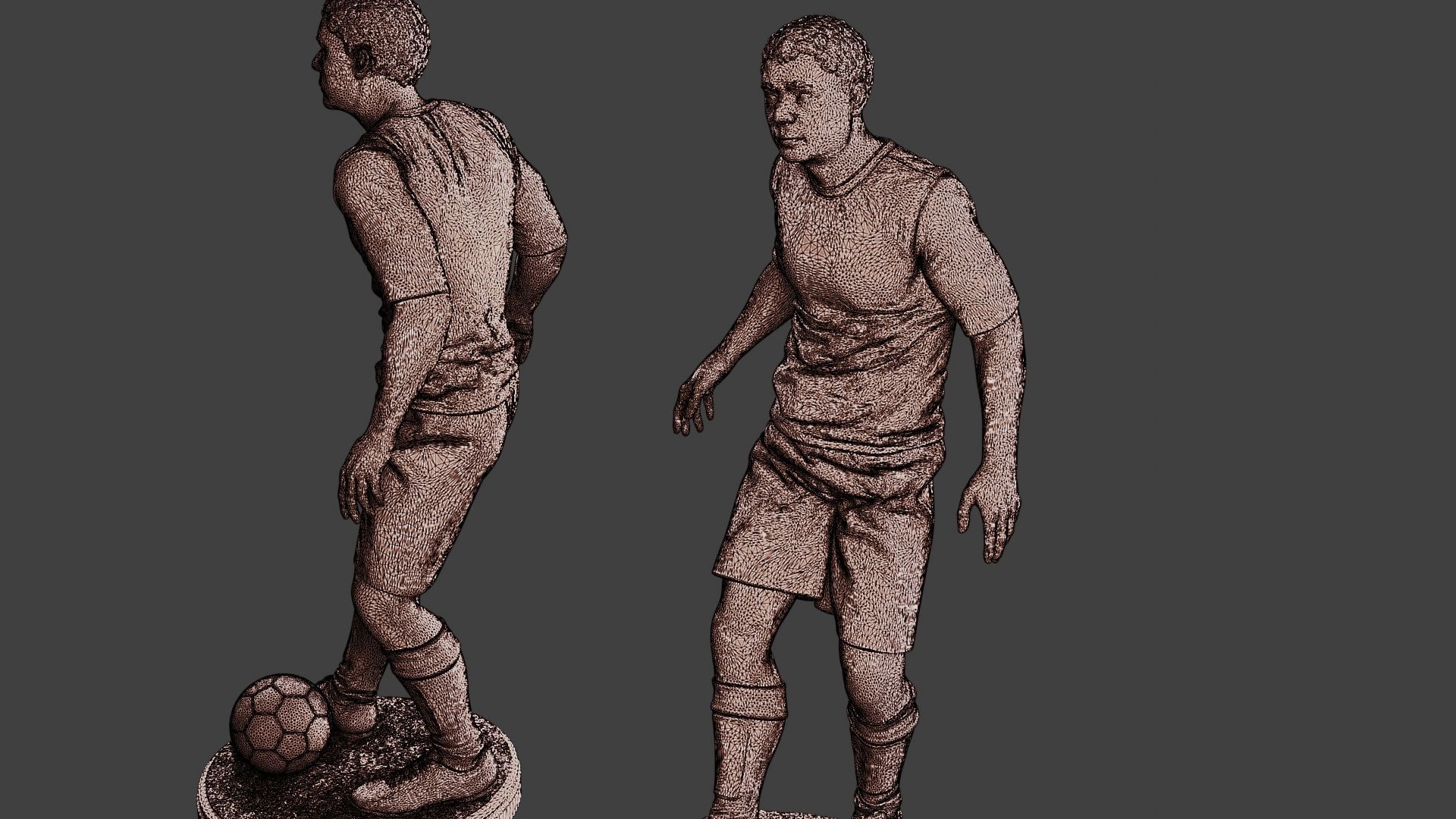 Soccer Player SP 007 3D print model_12