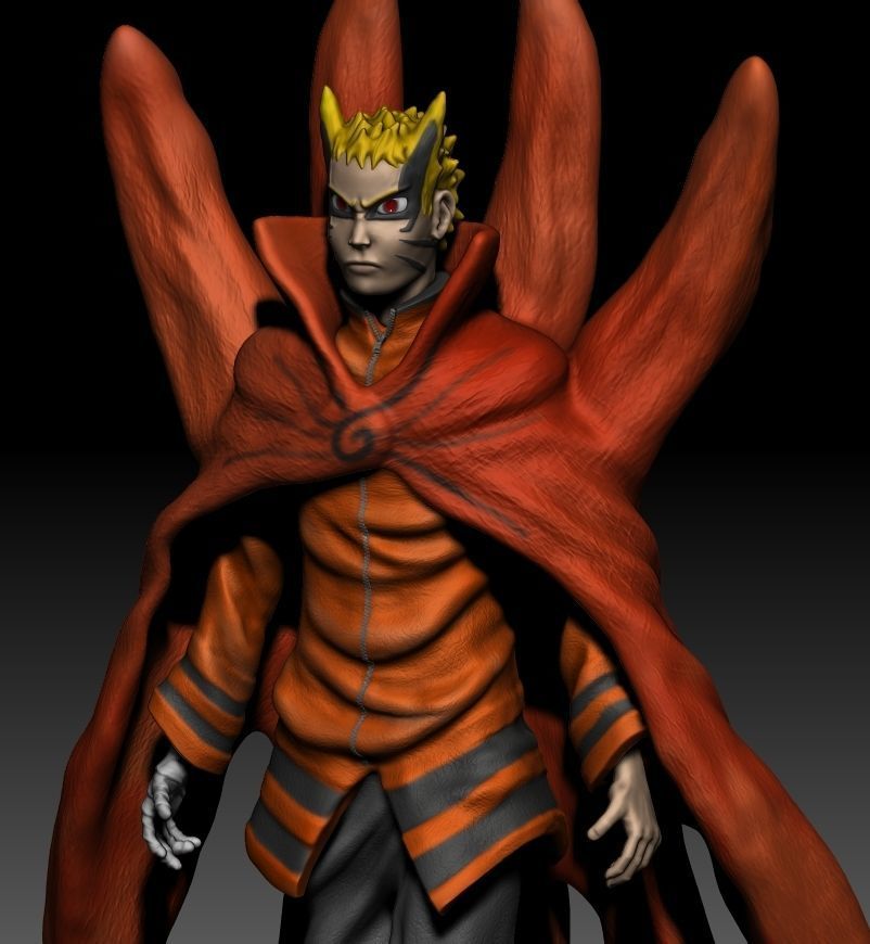 Naruto Baryon Mode 3D print model_6