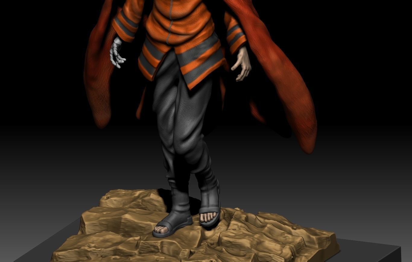 Naruto Baryon Mode 3D print model_3