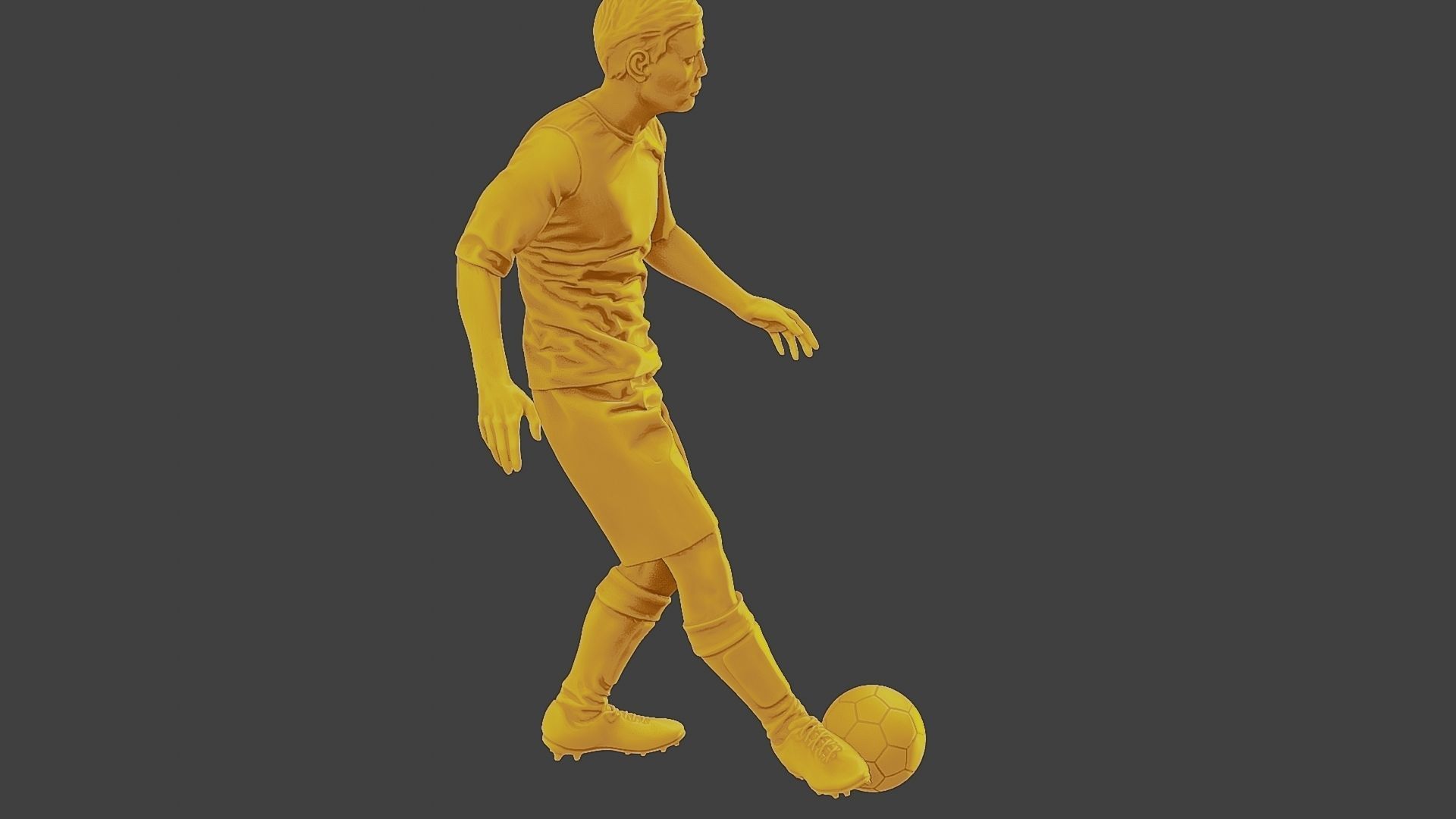 Soccer Player SP 008 3D print model_30