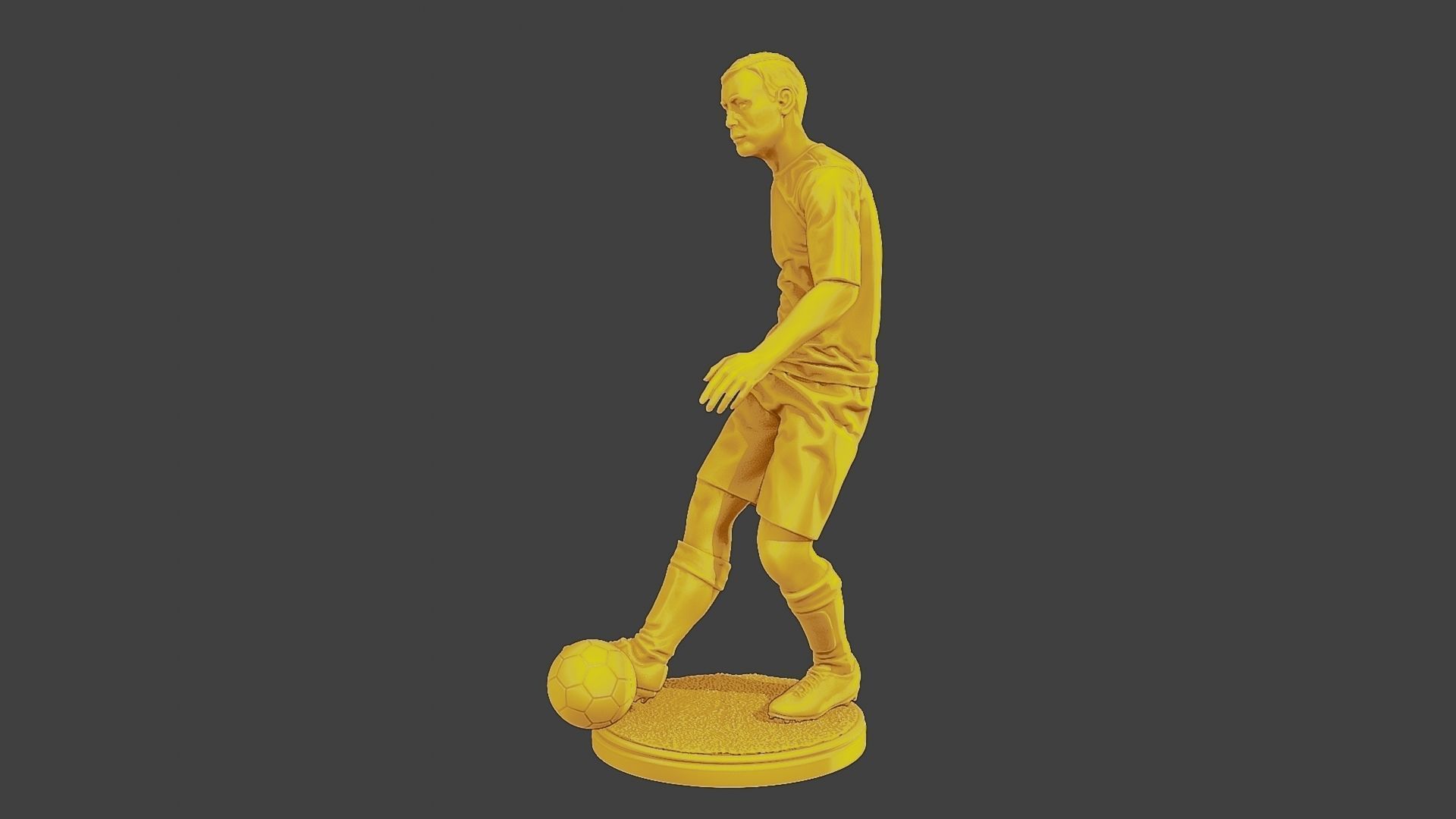 Soccer Player SP 008 3D print model_3
