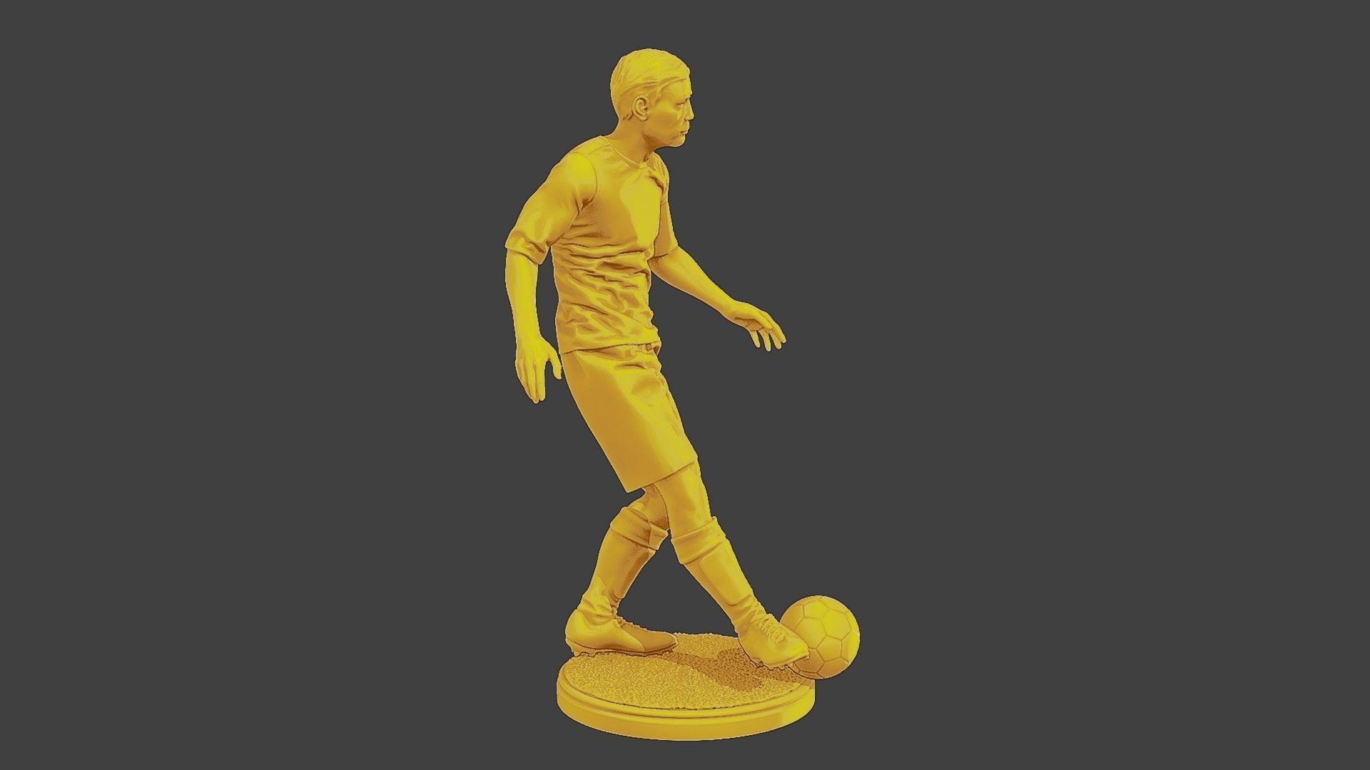 Soccer Player SP 008 3D print model_9