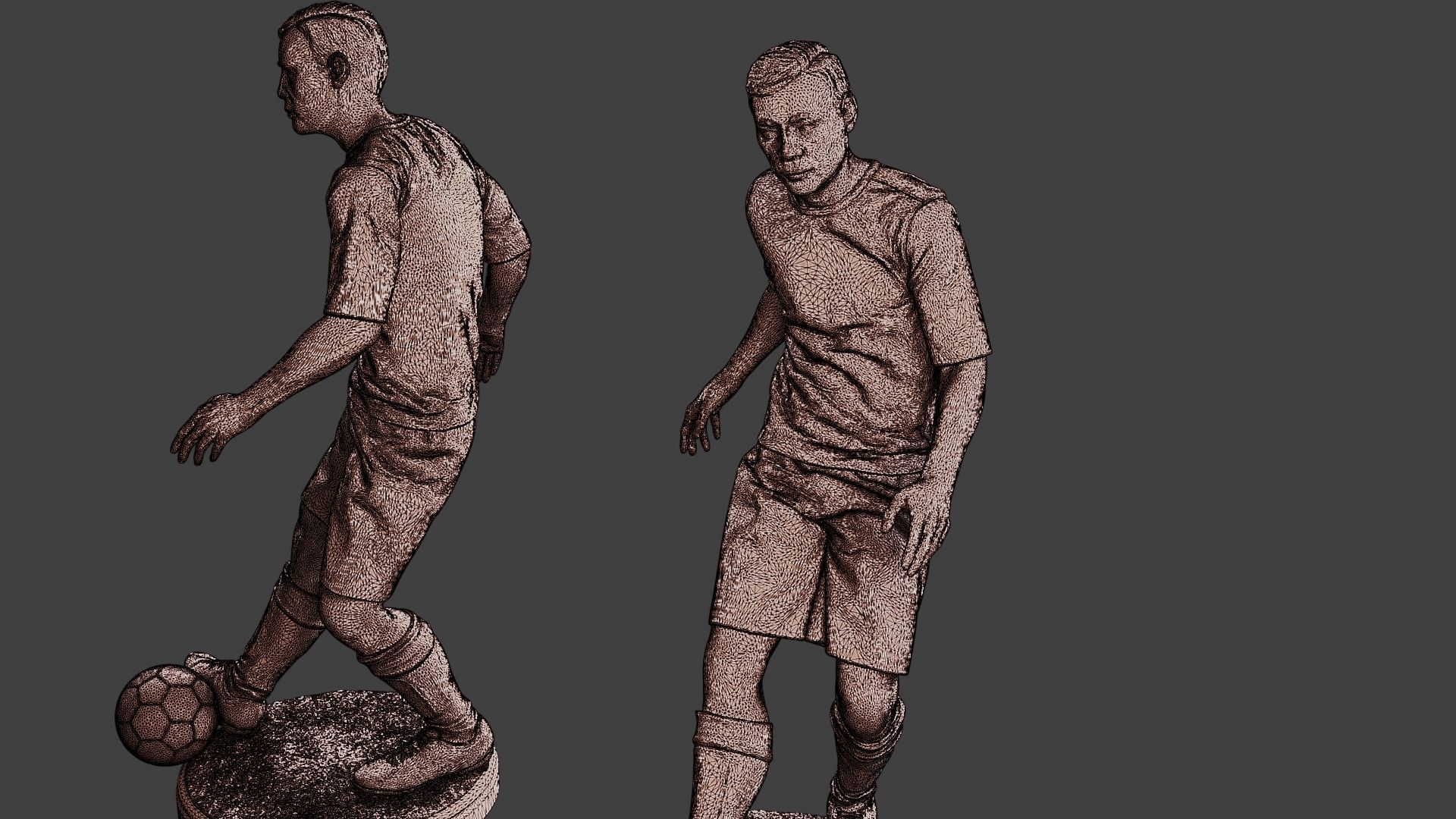 Soccer Player SP 008 3D print model_12