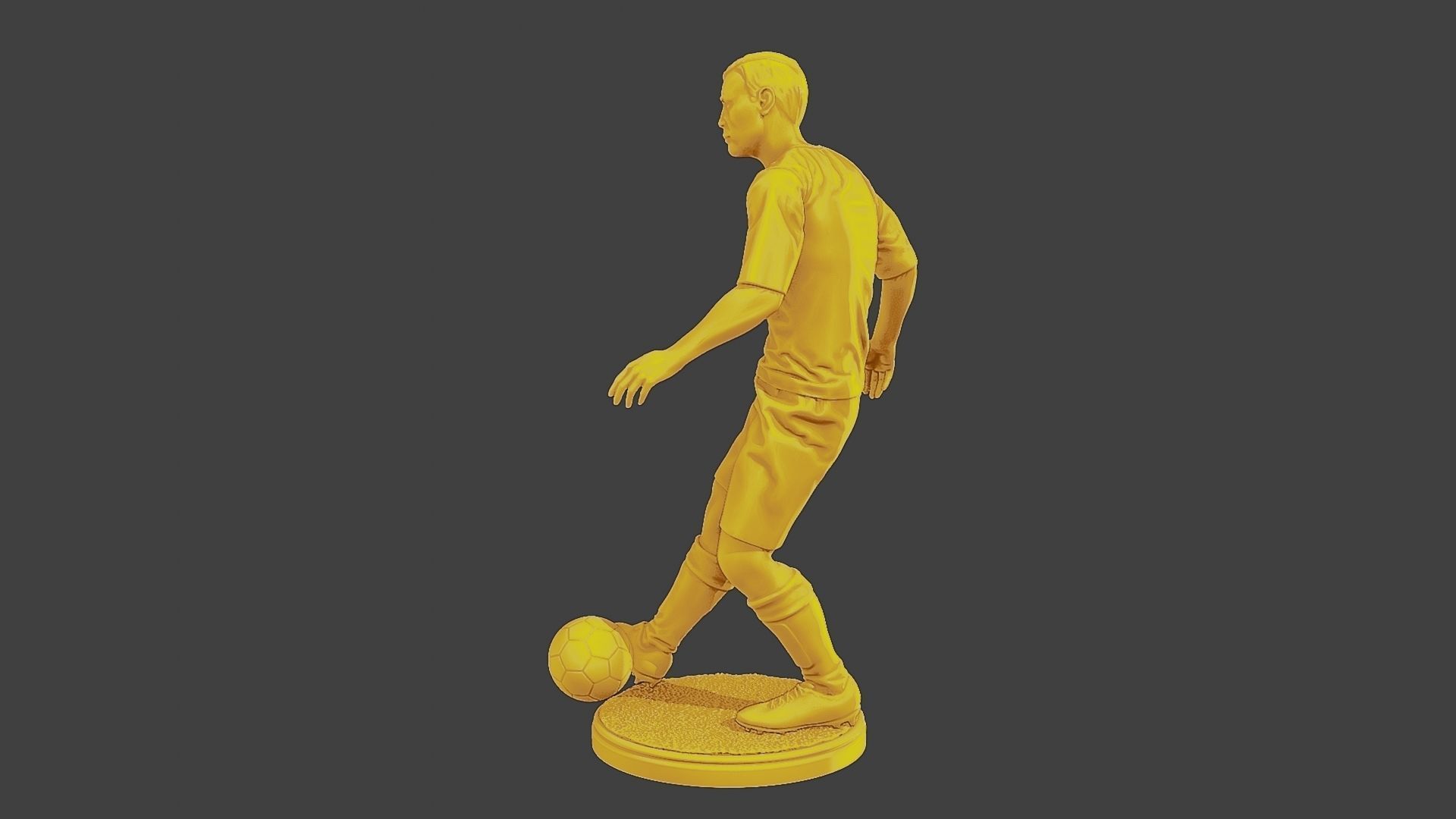 Soccer Player SP 008 3D print model_4