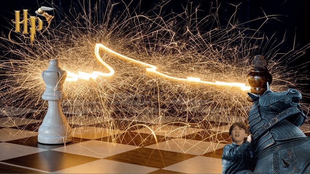 Chess Wizarding Figure 3D print model 3D print model potter 3D print model_3