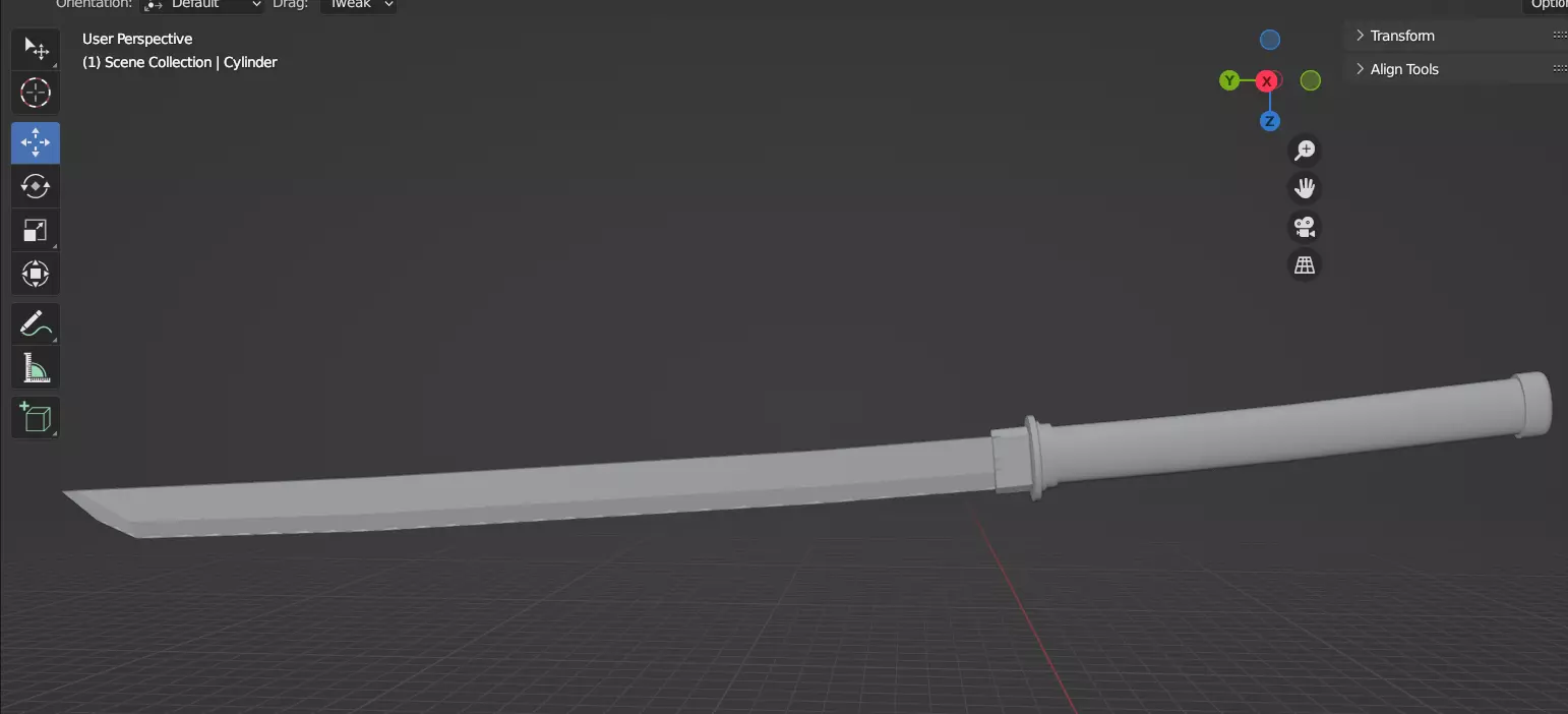 Aki sword chainsaw man 3D print model_0