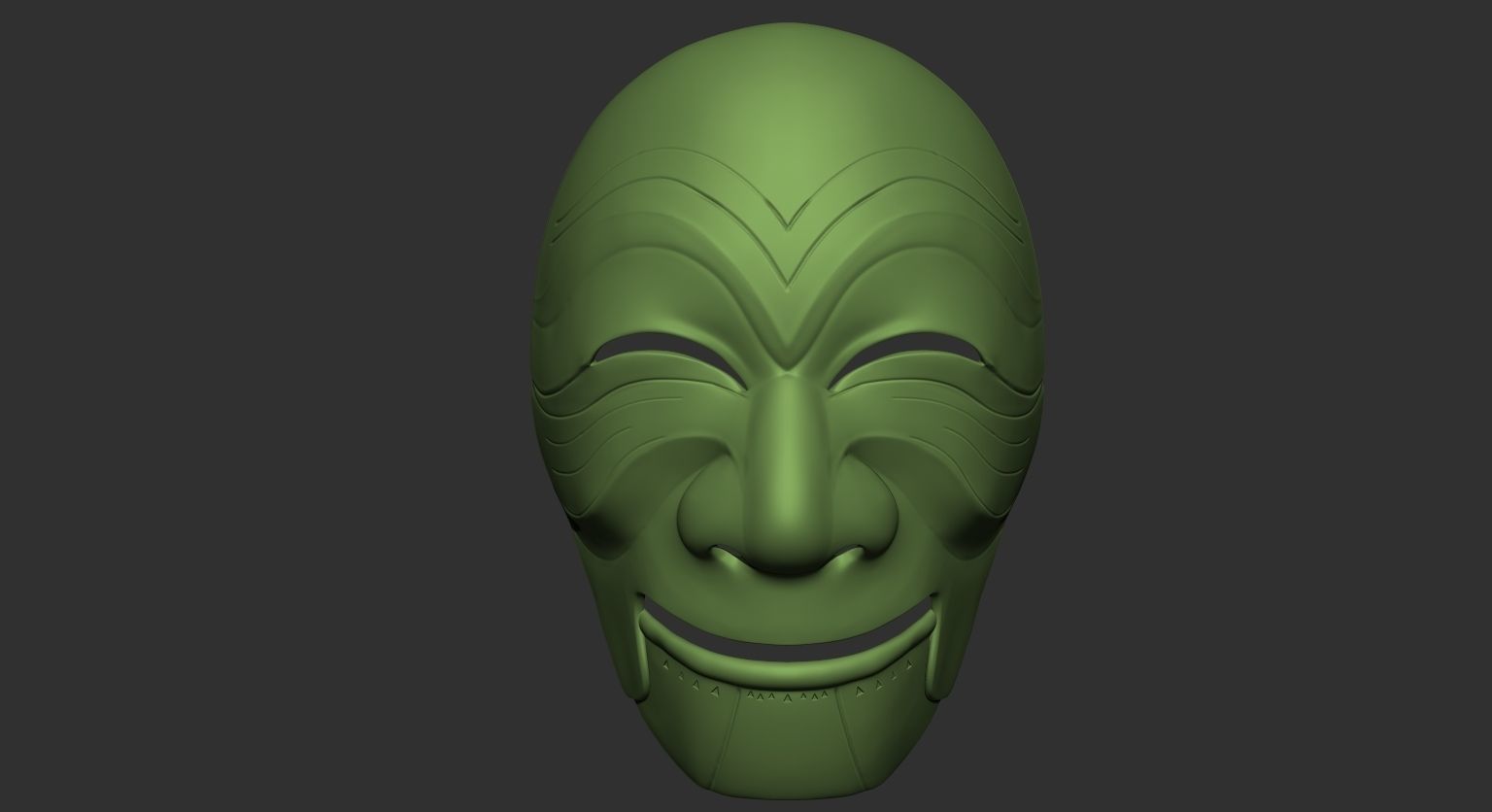 Money hesit korean mask 3D print model_7