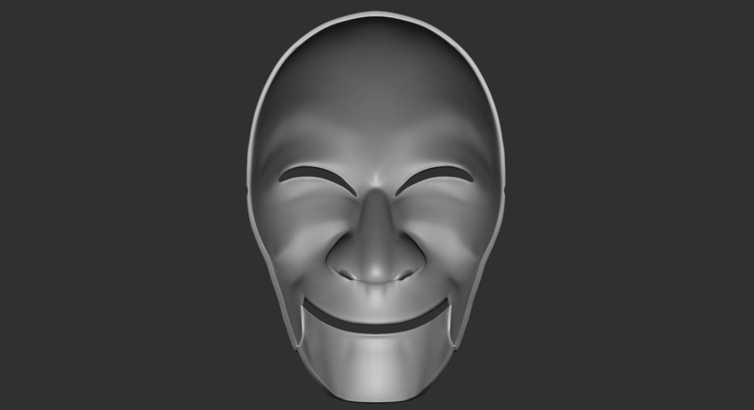 Money hesit korean mask 3D print model_4
