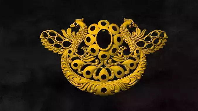 locket ornate gold logo