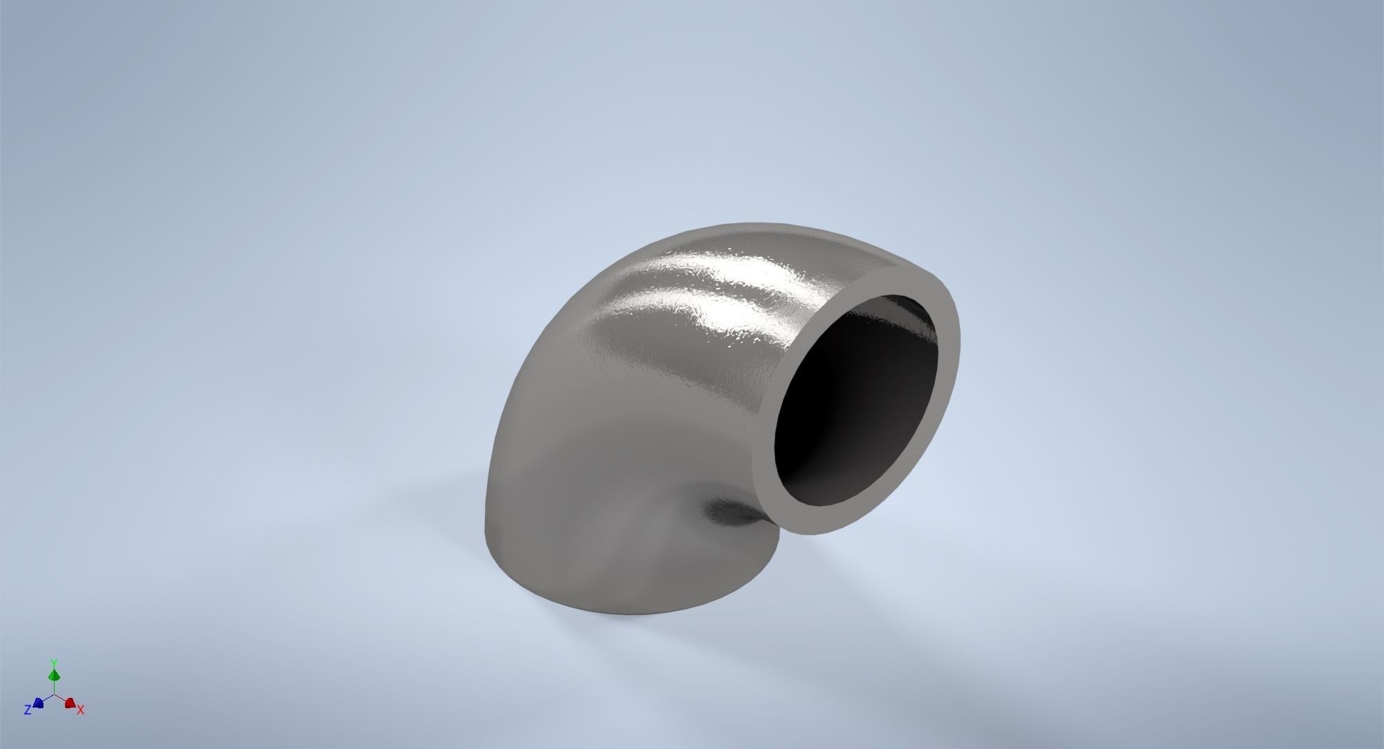 3-4 inch NPS BW 90 Degrees LR Elbows ASME-ANSI 3D print model_2