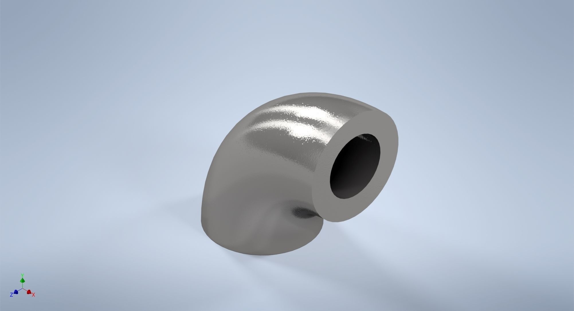 3-4 inch NPS BW 90 Degrees LR Elbows ASME-ANSI 3D print model_4