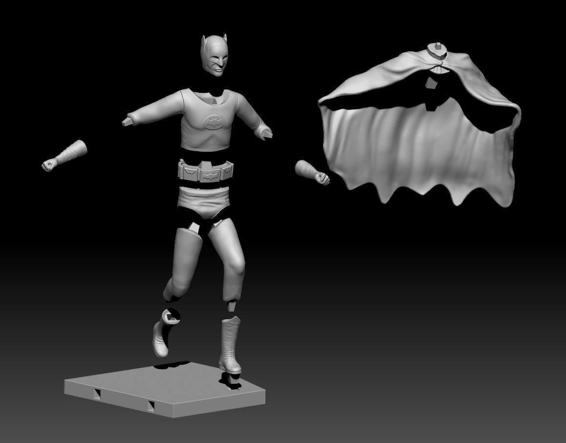 Batman 1966 de Adam West 3D print model_6