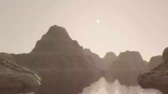 Rocky Mountains 3D model