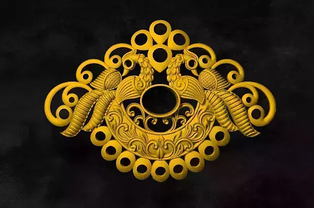 locket ornate gold logo