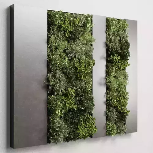 Vertical Wall Garden With Wooden frame  45