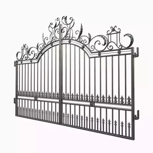 Ornate Decorative Gate 1 3D model
