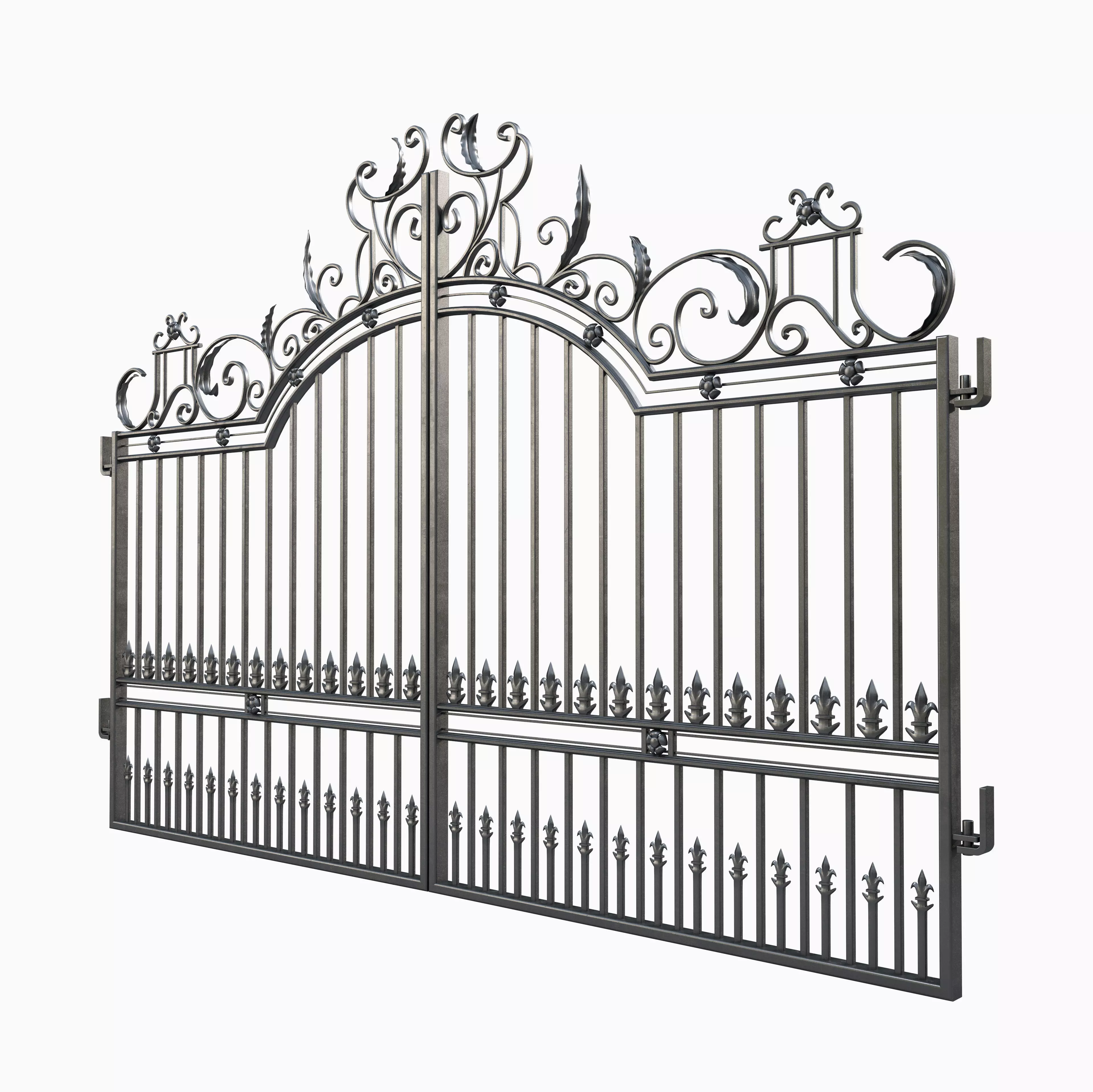 Ornate Decorative Gate 1 3D model_0