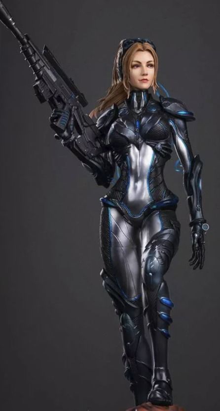 chess set  inspired from StarCraft  3D print model_6