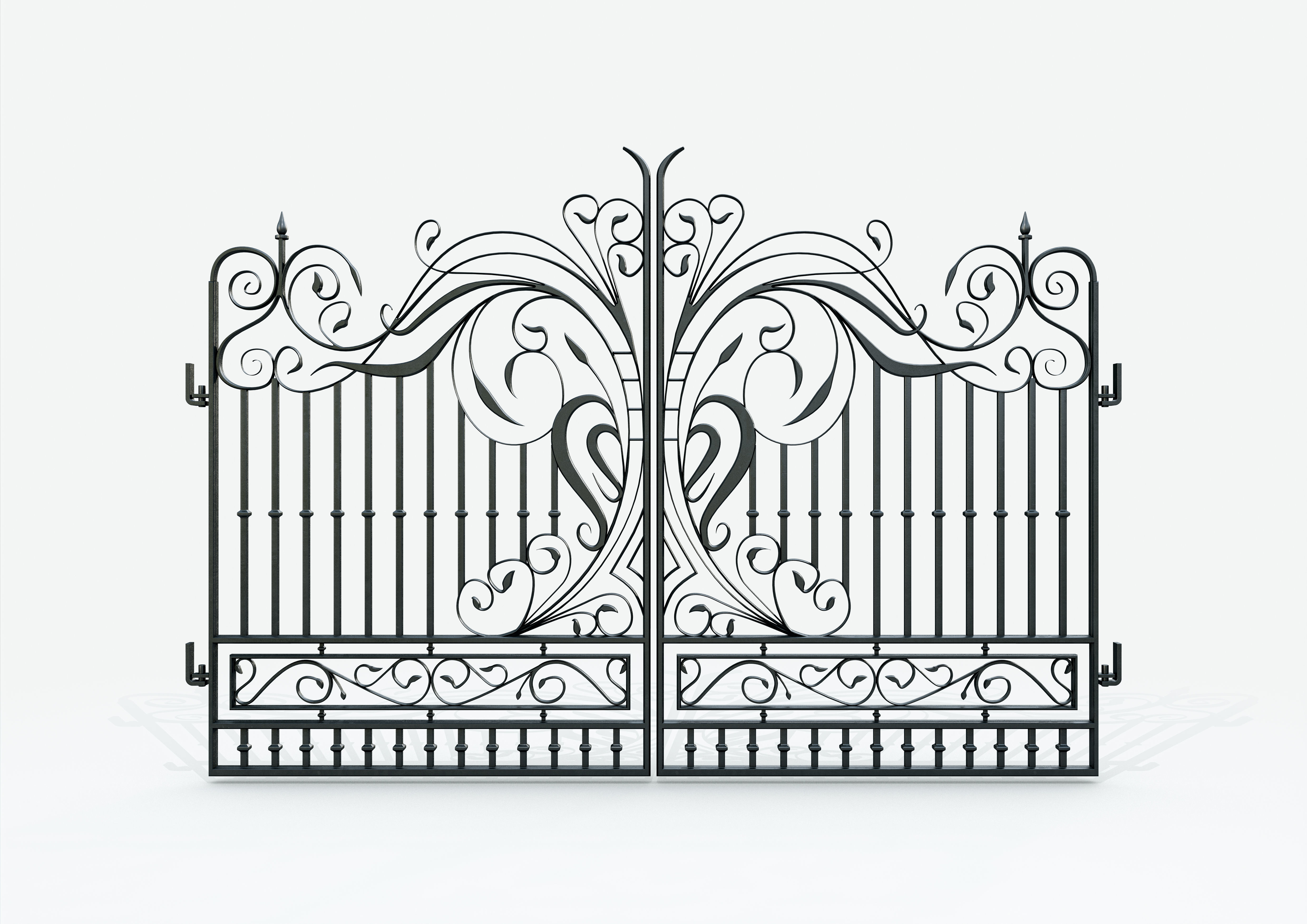 Ornate Decorative Gate 3D model_1