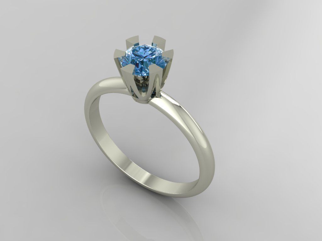 Ring 3D Print 3D print model 3D print model gold engagement w... 3D print model_2