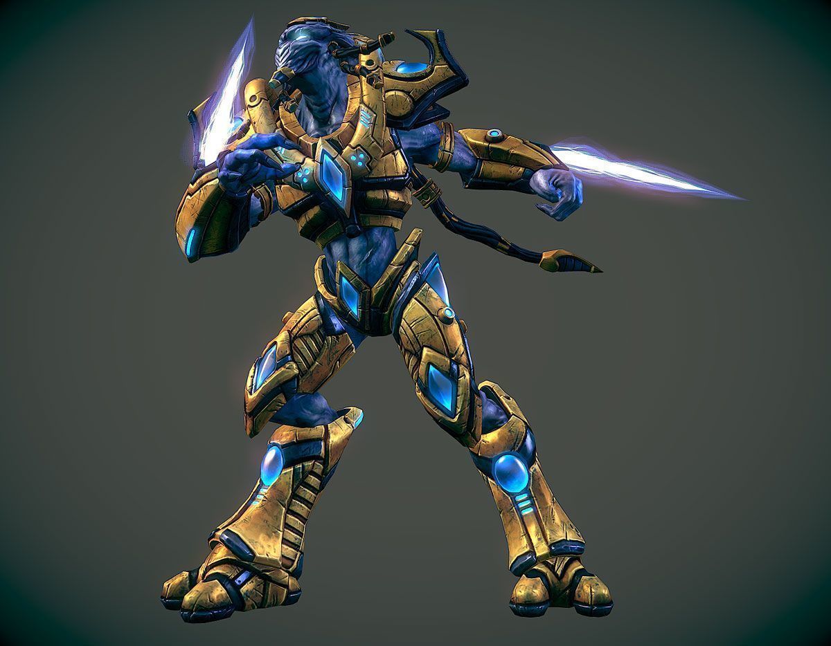 Chess set as protoss inspired from StarCraft 3D print model_4