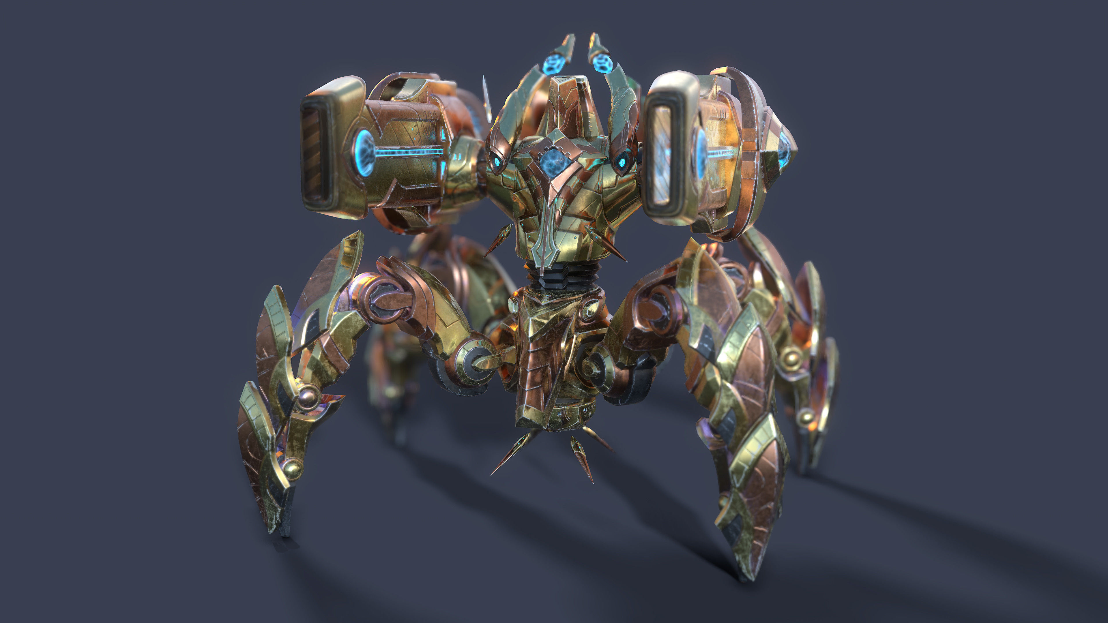 Chess set as protoss inspired from StarCraft 3D print model_5