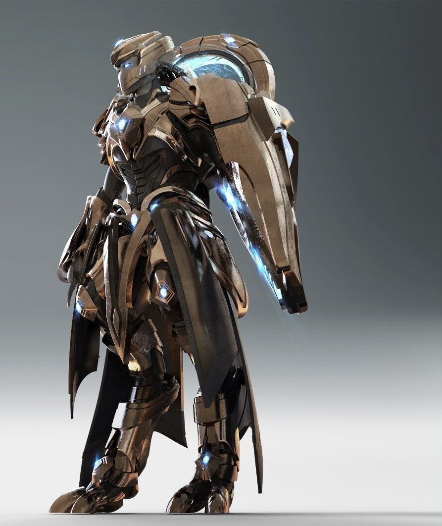 Chess set as protoss inspired from StarCraft 3D print model_6