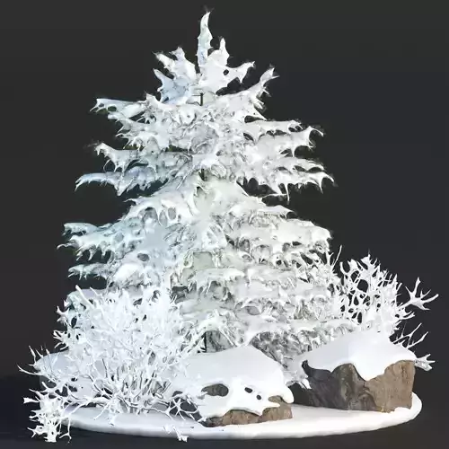 Snow garden collection vol 170 3D model