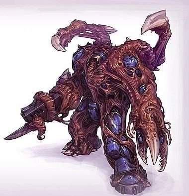 zerg chess set   3D print model_4