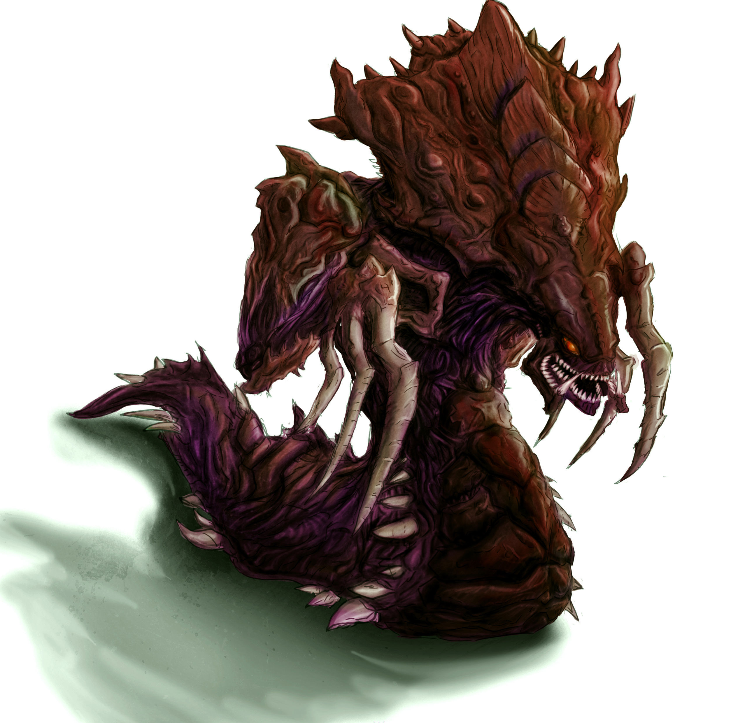 zerg chess set   3D print model_3